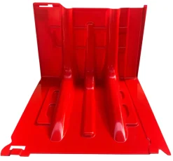 Vandsikring|ABS flodbarriere H: 52 cm lige Rød