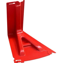 Vandsikring|ABS flodbarriere H: 52 cm udvendig kurve Rød