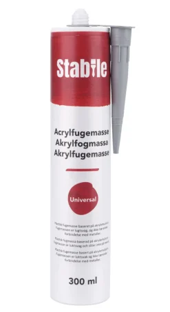 Stabile® Akryl|Acrylfugemasse hvid 300 ml -