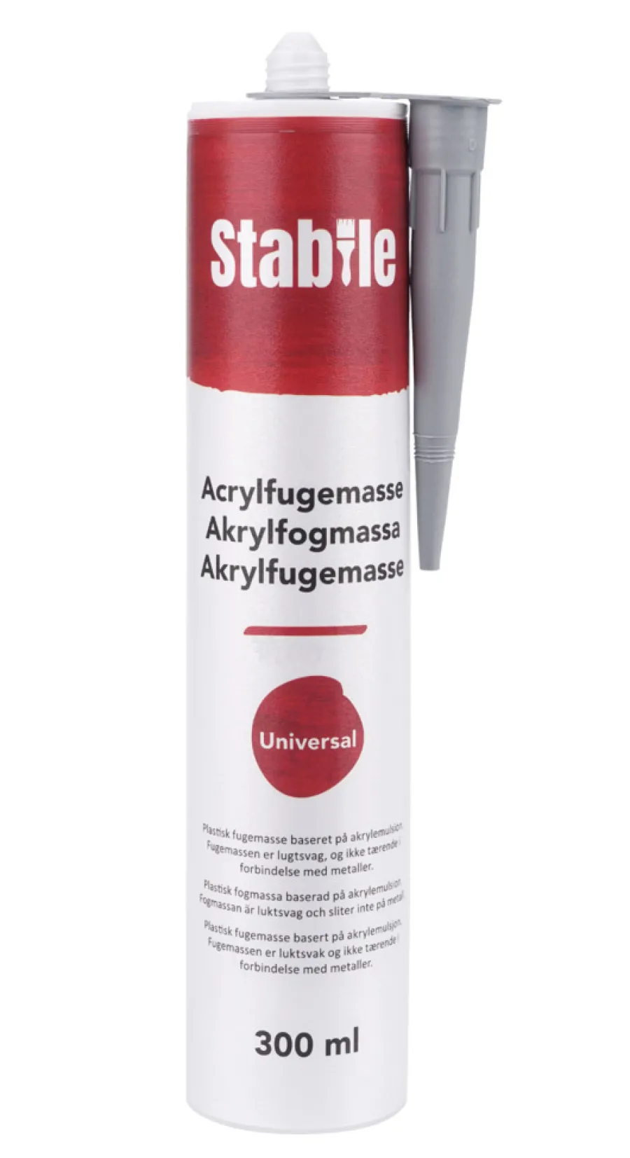 Stabile® Akryl|Acrylfugemasse hvid 300 ml -