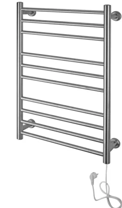 ADORA® Håndklædetørrere|elhåndklædetørrer 77,5 x 50 cm børstet stål