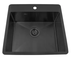 ADORA® Køkkenvaske|Optimus køkkenvask 550 x 530 mm Sort