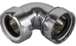 Reservedele Til Håndvaske|Afløbsvinkel krom 1 1/4" x 32 mm