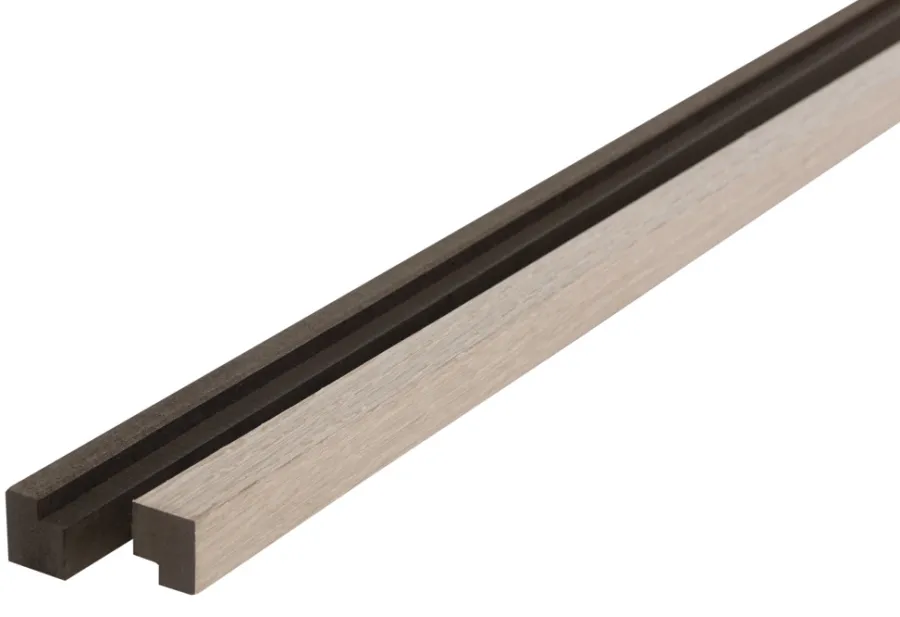 FibroTech Akustikpaneler & Tilbehør|Afslutningsliste Premium/Proff 2-pk. Grey oak