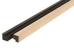 FibroTech Akustikpaneler & Tilbehør|Afslutningsliste Premium/Proff 2-pk. Ash
