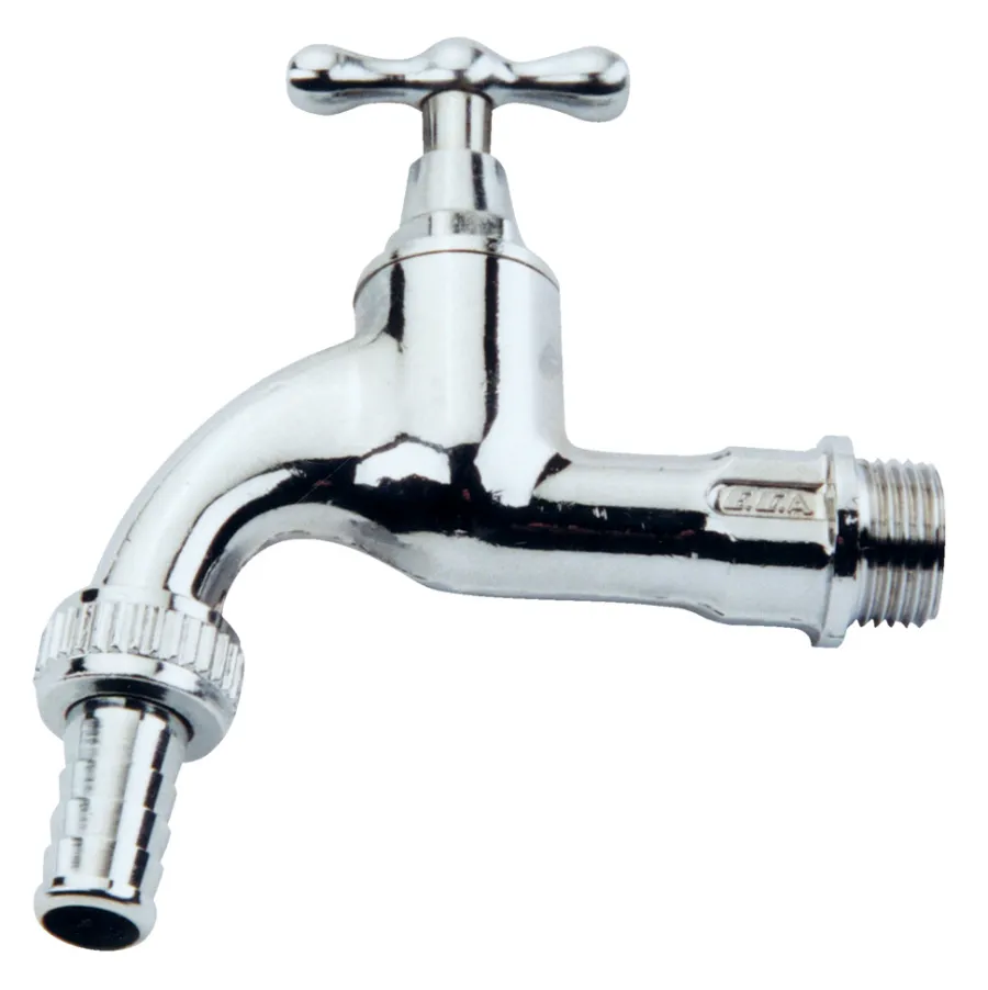 Haner & Ventiler|Aftapventil 3/4" med T-greb krom