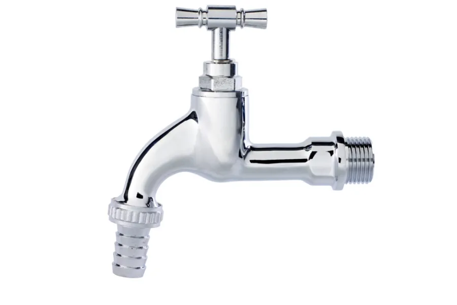 Haner & Ventiler|Aftapventil 1/2" med T-greb krom