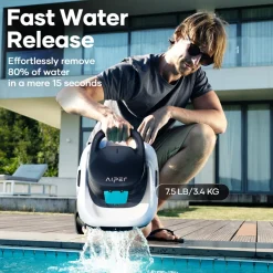 Aiper Poolrengøring|Scuba SE poolrobot trådløs