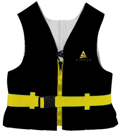 Airfun Vandsport|svømmevest 70-90 kg sort/gul