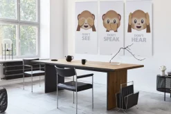 FibroTech Akustikpaneler & Tilbehør|Akustikbillede Art-Acoustic hear 60 x 120 cm - hvid