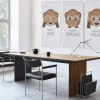 FibroTech Akustikpaneler & Tilbehør|Akustikbillede Art-Acoustic speak 60 x 120 cm - hvid