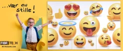 FibroTech Akustikpaneler & Tilbehør|Akustikbillede Art-Acoustic emoji II 60 x 120 cm