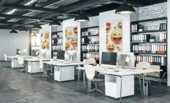 FibroTech Akustikpaneler & Tilbehør|Akustikbillede Art-Acoustic emoji II 60 x 120 cm