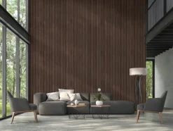 FibroTech Akustikpaneler & Tilbehør|Loftbeklædning|Akustikpanel Light Acoustic smoked oak 9 x 600 x 2500 mm Smoked oak finér