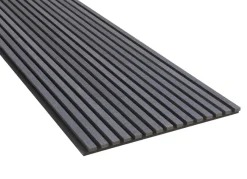 FibroTech Akustikpaneler & Tilbehør|Loftbeklædning|Akustikpanel Premium 22 x 605 x 2440 mm Black Oak