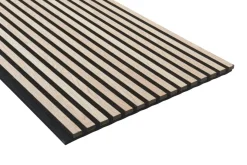 FibroTech Akustikpaneler & Tilbehør|Loftbeklædning|Akustikpanel Premium 22 x 605 x 2440 mm Light oak
