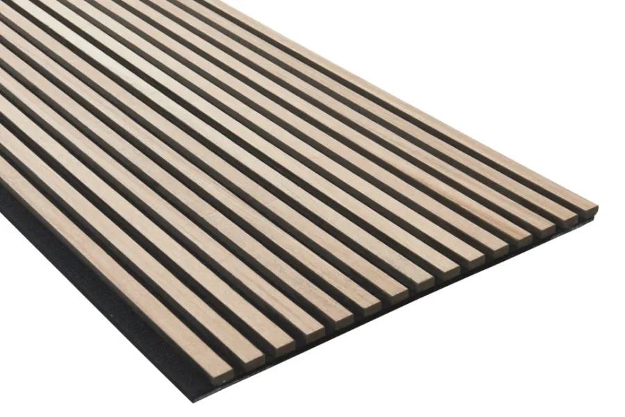 FibroTech Akustikpaneler & Tilbehør|Loftbeklædning|Akustikpanel Proff 22 x 605 x 3000 mm Ash