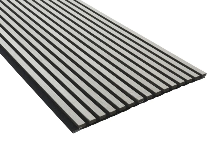FibroTech Akustikpaneler & Tilbehør|Loftbeklædning|Akustikpanel Proff 22 x 605 x 3000 mm Grey oak