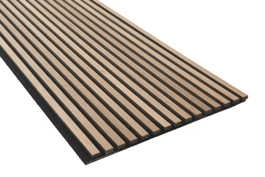 FibroTech Akustikpaneler & Tilbehør|Loftbeklædning|Akustikpanel Proff 22 x 605 x 3000 mm Oiled oak