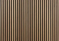 FibroTech Akustikpaneler & Tilbehør|Loftbeklædning|Akustikpanel Proff 22 x 605 x 3000 mm Oiled oak