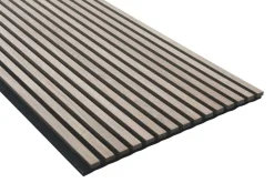 FibroTech Akustikpaneler & Tilbehør|Loftbeklædning|Akustikpanel Proff 22 x 605 x 3000 mm Walnut