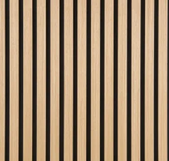 FibroTech Akustikpaneler & Tilbehør|Loftbeklædning|Akustikpanel Quanti 18 x 520 x 2440 mm - Køb i butik Light oak