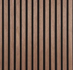 FibroTech Akustikpaneler & Tilbehør|Loftbeklædning|Akustikpanel Quanti 18 x 520 x 2440 mm Walnut