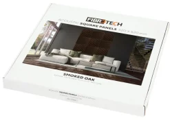 FibroTech Akustikpaneler & Tilbehør|Akustikpanel Square 22 × 520 × 520 mm 2-pk. Smoked oak