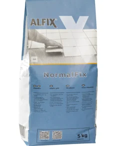 Alfix Fugeprodukter|Norm fliseklæber - grå - 5 kg