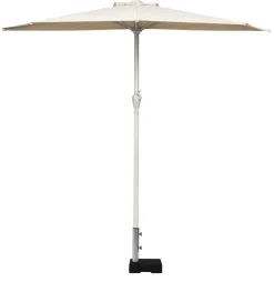 Parasoller & Markiser|Altanparasol m/krank B270 x D135 x H234 cm Sandgrå
