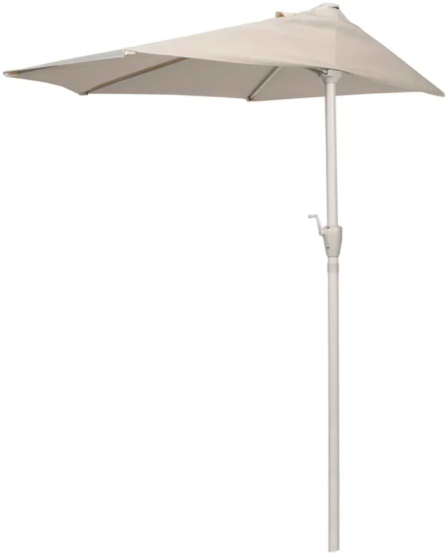 Parasoller & Markiser|Altanparasol m/krank B270 x D135 x H234 cm Sandgrå