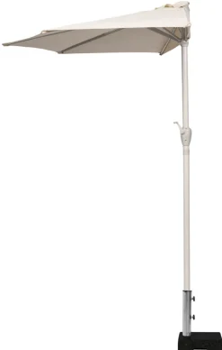 Parasoller & Markiser|Altanparasol m/krank B270 x D135 x H234 cm Sandgrå