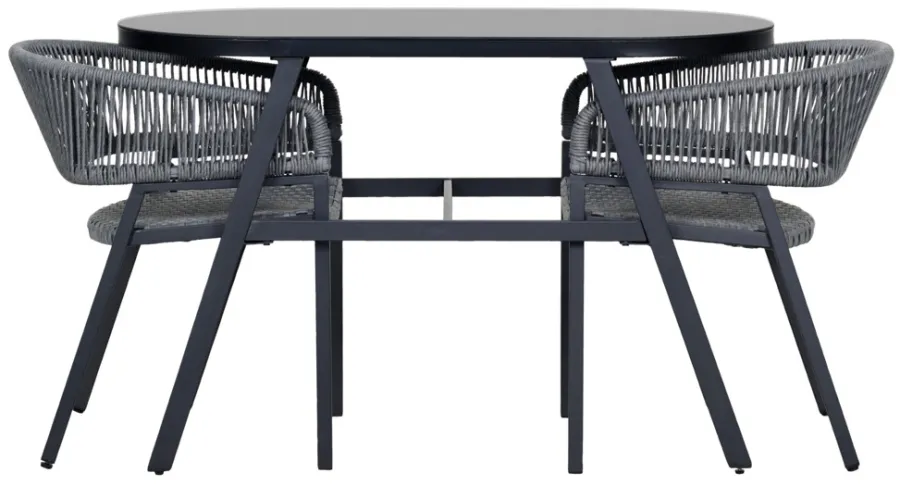Sunlife® Caféborde & Caféstole|Altansæt Chicago - Sort
