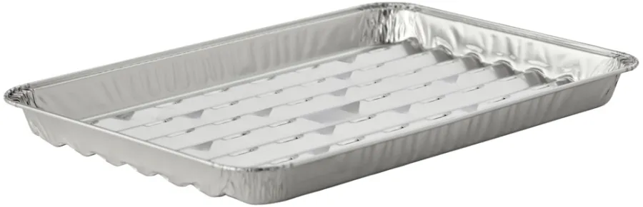 Grillexpert® Grilltilbehør|Alubakke med huller 34,2 x 22,8 cm 5 stk. -