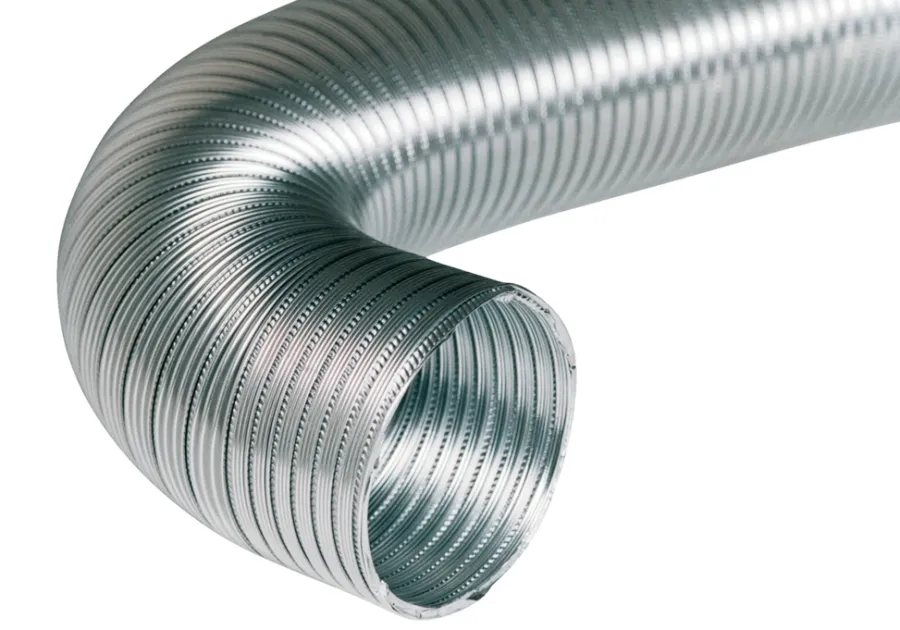 Ventilation|Alu flexrør 102 mm x 1,5 meter