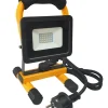 Arbejdslamper|Arbejdslampe på stativ inkl. 20 W LED-pære sort