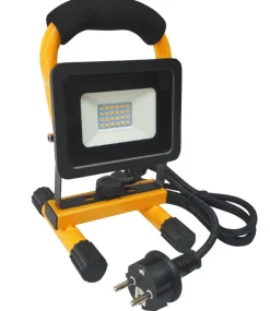 Arbejdslamper|Arbejdslampe på stativ inkl. 20 W LED-pære sort