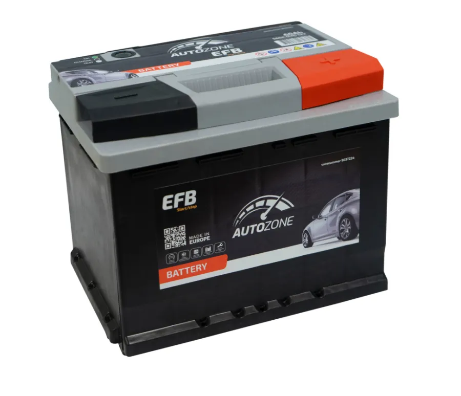 AutoZone® Autobatterier, El-Ladere & Ladekabler|Autobatteri 12 V 60 Ah (+h) start/stop -