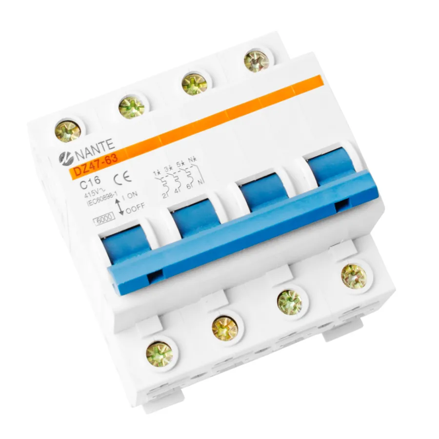 Elworks Sikringer|Automatsikring 3P+N 6kA C 16A -