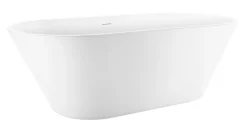 Badekar|Badekar ovalt fritstående 166 x 72 x 58 cm