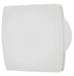 GRAD Ventilation|Badrumsventilator hvid m/hygrostat og timer - Hvid plast