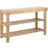 Boligindretning|Reoler & Rumdelere|Bambusbænk m/2 hylder 70 x 25 x 45 cm