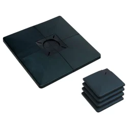 Swim & Fun Udendørsbrusere|Campingudstyr|Base til solbruser 50 x 50 cm - Sort