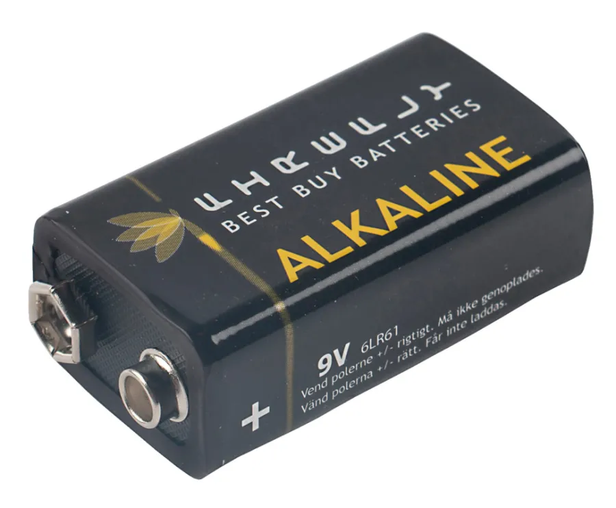 Firefly Batterier|Batteri alkaline 9 V 6LR61 1 stk. -