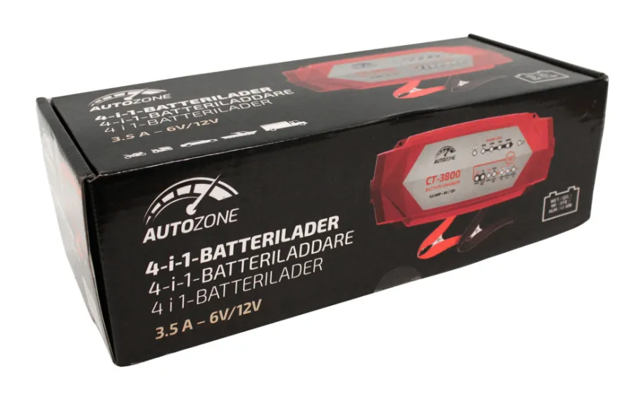 AutoZone® Autobatterier, El-Ladere & Ladekabler|Batterilader 1-3,5 A/6-12 V -