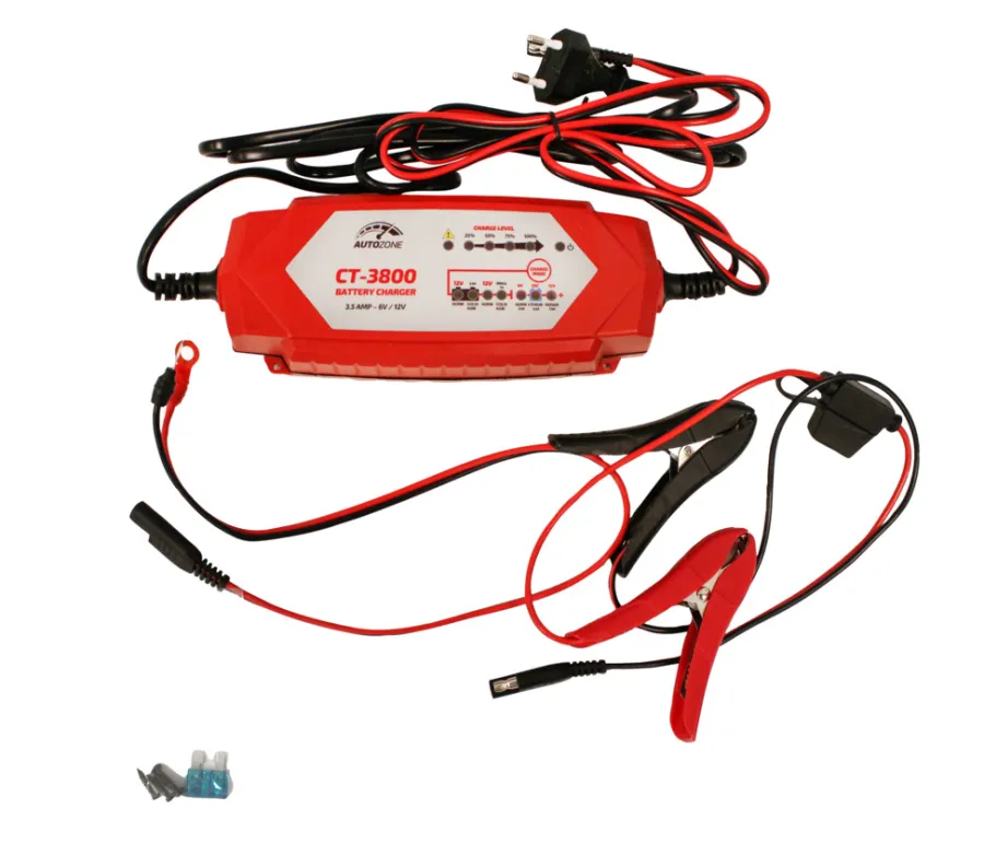 AutoZone® Autobatterier, El-Ladere & Ladekabler|Batterilader 1-3,5 A/6-12 V -