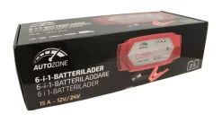 AutoZone® Autobatterier, El-Ladere & Ladekabler|Batterilader 7,5-15 A/12-24 V -
