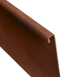 Horton Bedafgrænsning & Minihegn|Bedkant med bukket kant cortenstål 24 x 125 cm