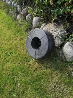 Bedafgrænsning & Minihegn|Bedkant 10 meter sort plast