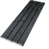 Imprægneret Træ|Facadeplader|Beklædning lodret sort 25 x 125 x 3000 mm 4-pk.